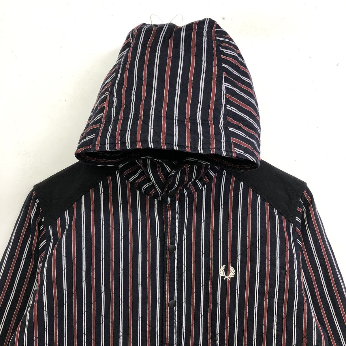 Fred Perry Fred Perry Quilted Hooded Snap Button Light Jacket Size US M / EU 48-50 / 2 - 3 Thumbnail