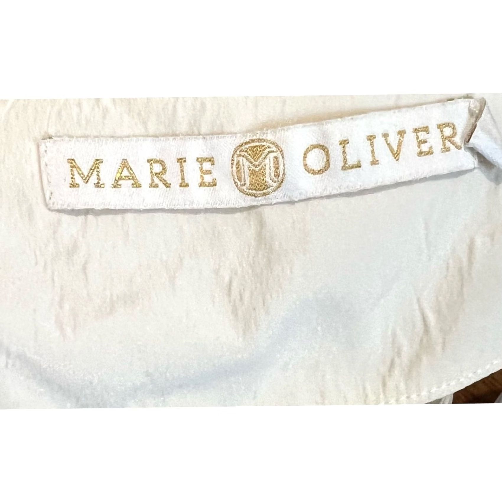 Vintage Marie Oliver Silk Blouse Top Fringe Ivory Cream V-Neck Women’s XXS Blouse Silk Fringe Tunic Womens XS (2XS) Size XXS / US 00 / IT 34 - 6 Thumbnail