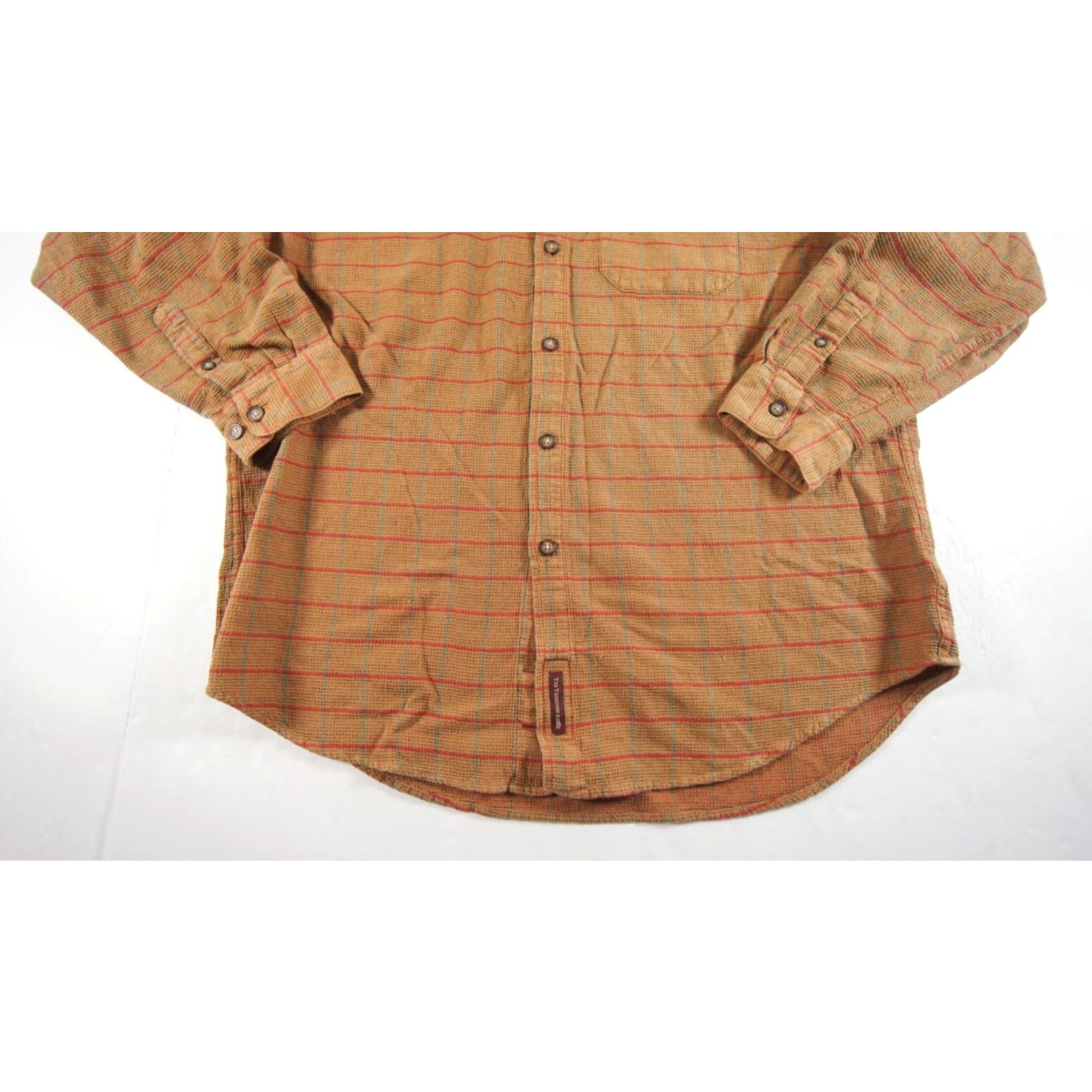 The Territory Ahead VINTAGE Territory Ahead Men's Button-Down Shirt 2XL Brown Waffle Knit Outdoor Casual Size US XXL / EU 58 / 5 - 3 Thumbnail