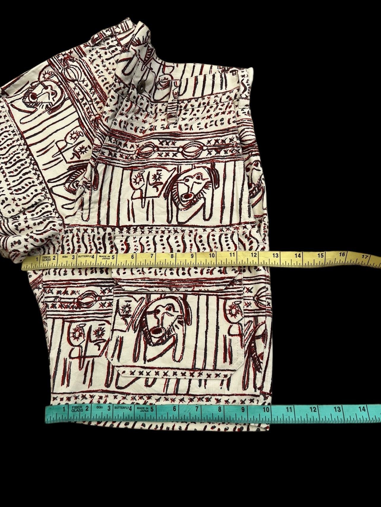 Monitaly Vintage Monitaly Multi Pocket Graffiti Short Pant Size US 29 - 4 Thumbnail