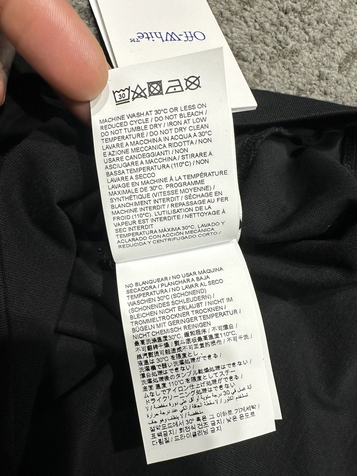Off-White OFF-WHITE - Star Arrow Skate T-Shirt Black White Size US M / EU 48-50 / 2 - 7 Thumbnail