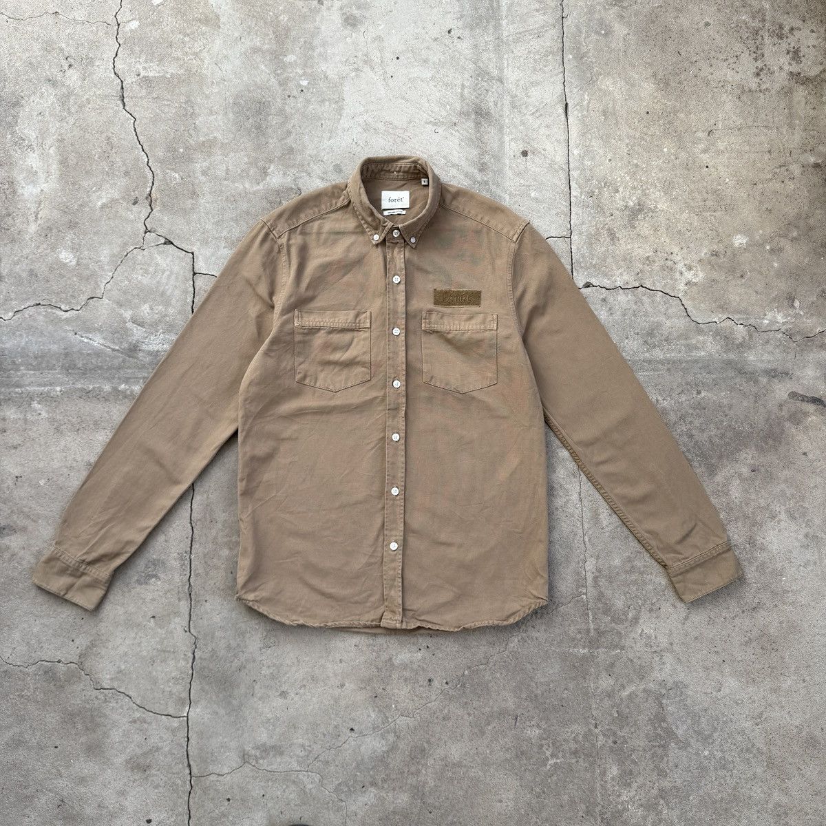 foret Foret Organit Cotton Button Up Shirt Size US S / EU 44-46 / 1 - 1 Thumbnail