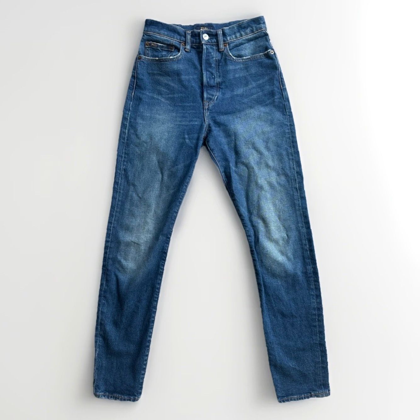 Polo Ralph Lauren Polo Ralph Lauren The Callen High Rise Slim Jeans Size 26 M6W Button Fly Jeans Women 26 Blue Slim Straight 30 Inseam Size 26" / US 2 / IT 38 - 3 Thumbnail