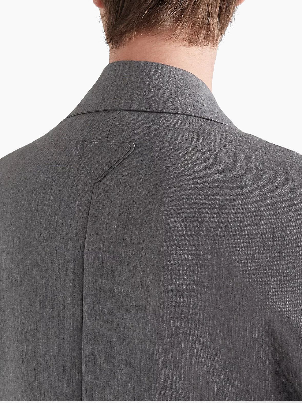 Prada Prada Spring/ Summer 2023 light Grey Mohair Jacket Size 38S - 3 Thumbnail