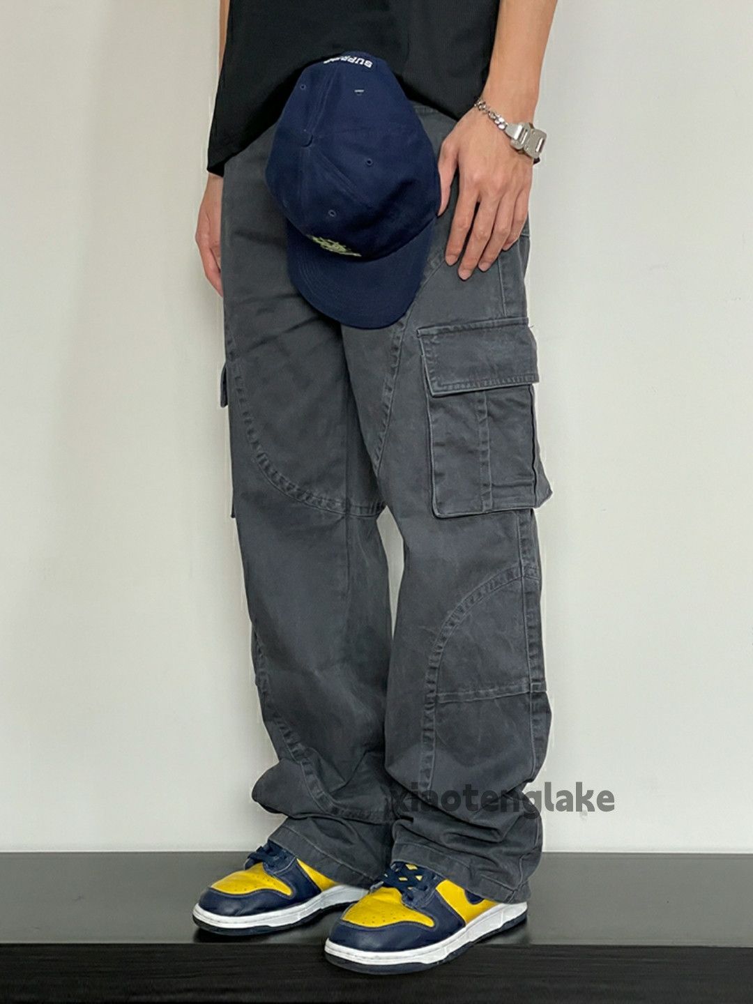 Designer × Japanese Brand × Vintage utility military outdoor loose baggy hiphop cargo pants Size US 34 / EU 50 - 1 Thumbnail