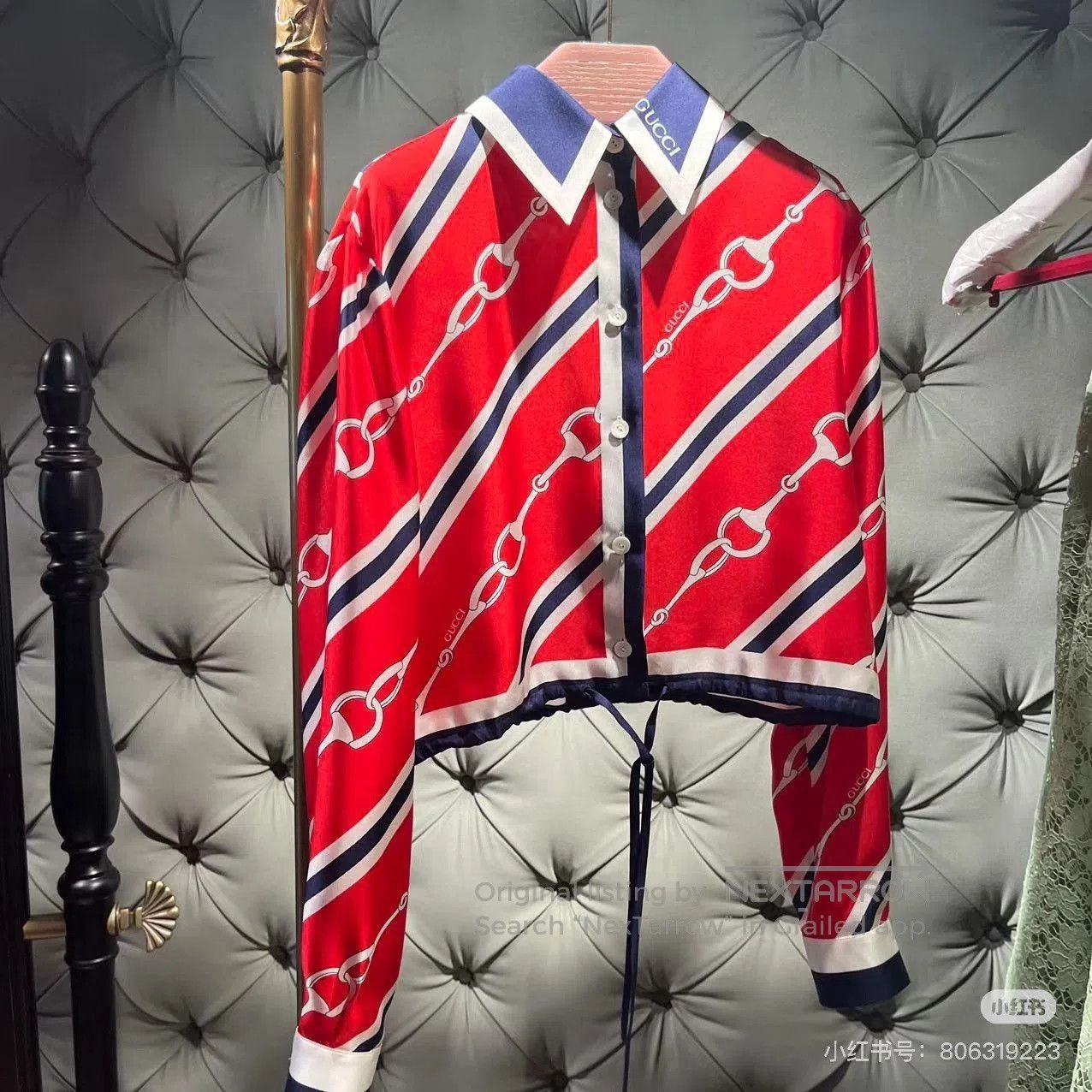 Gucci Gucci Horsebit Silk Colorblock Cardigan. Size M / US 6-8 / IT 42-44 - 1 Thumbnail