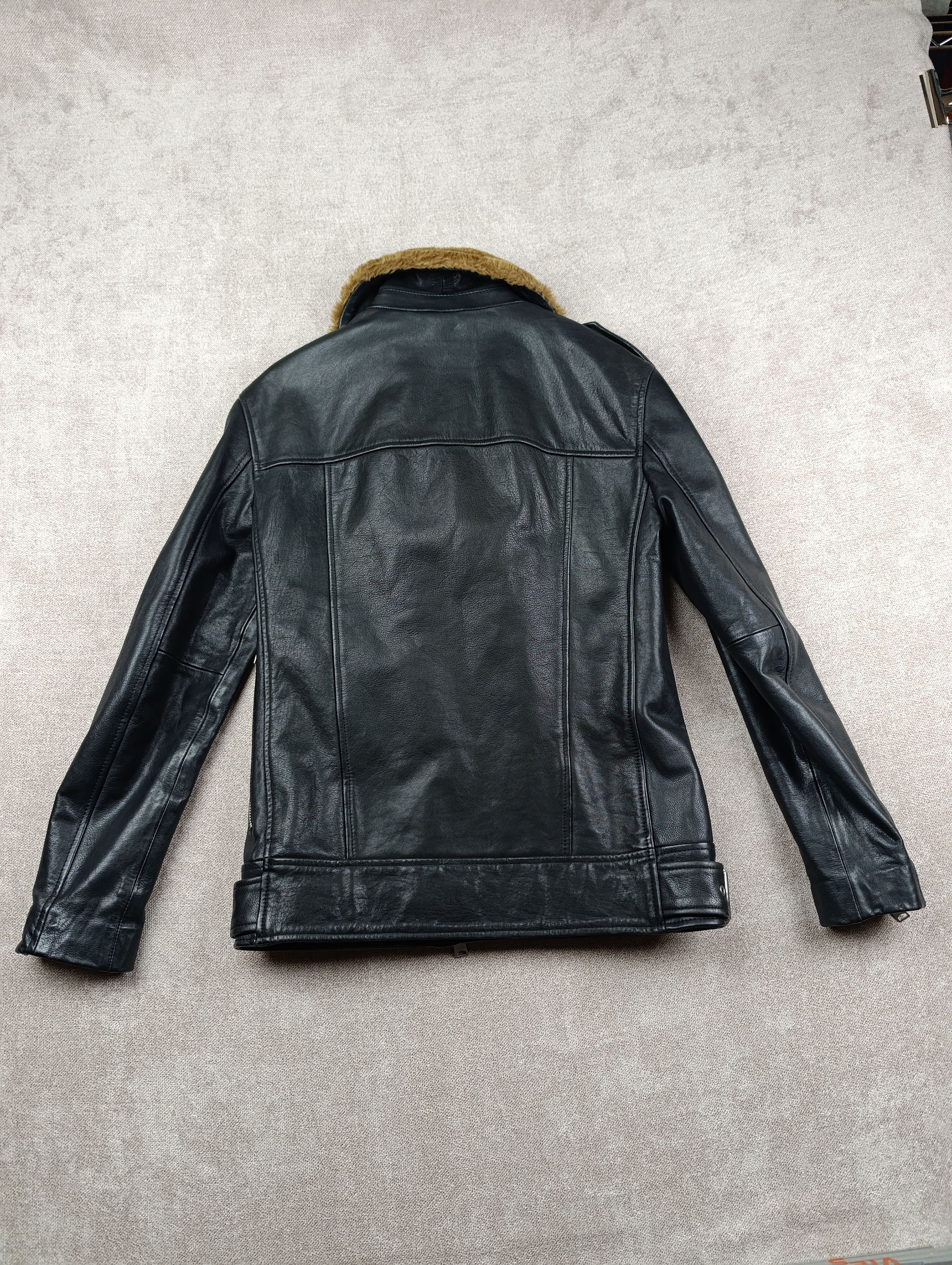 Allsaints ALLSAINTS SHERWOOD BIKER WOMENS BLACK JACKET SIZE S Size S / US 4 / IT 40 - 13 Thumbnail