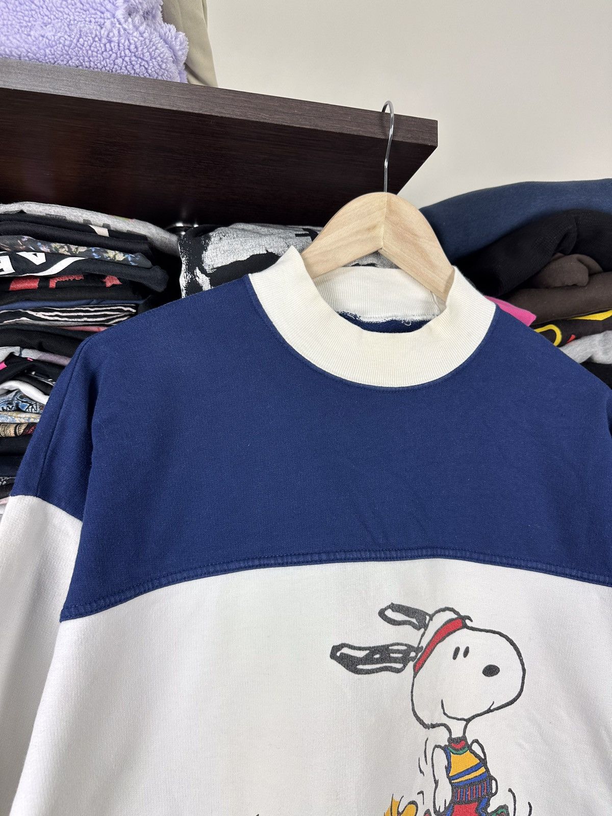 Vintage 1958s Snoopy Graphic Sweatshirt Size US L / EU 52-54 / 3 - 6 Thumbnail