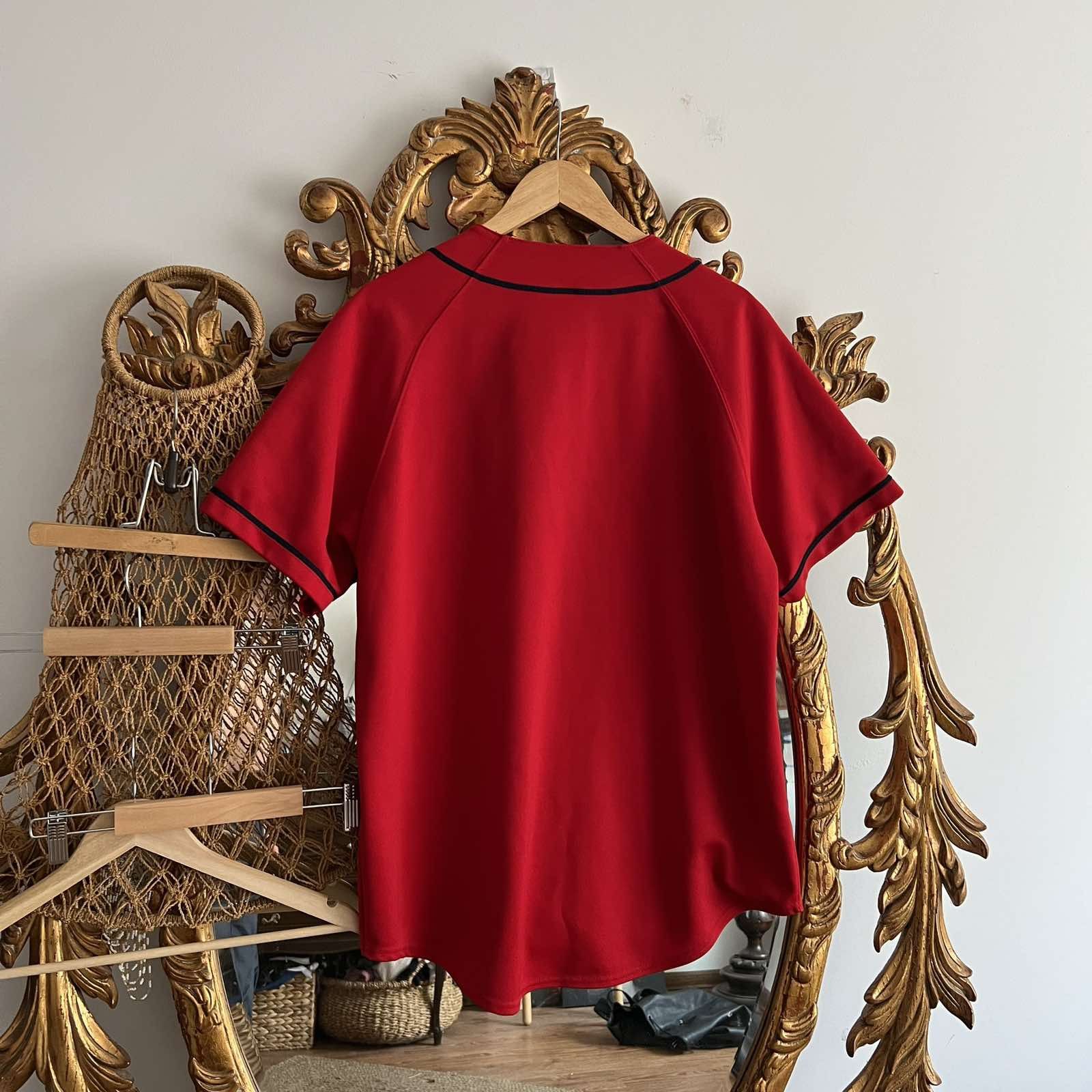 MLB × Russell Athletic × Vintage Vintage Boston Red Sox Russell Athleric Red Jersey Tee Size US L / EU 52-54 / 3 - 3 Thumbnail