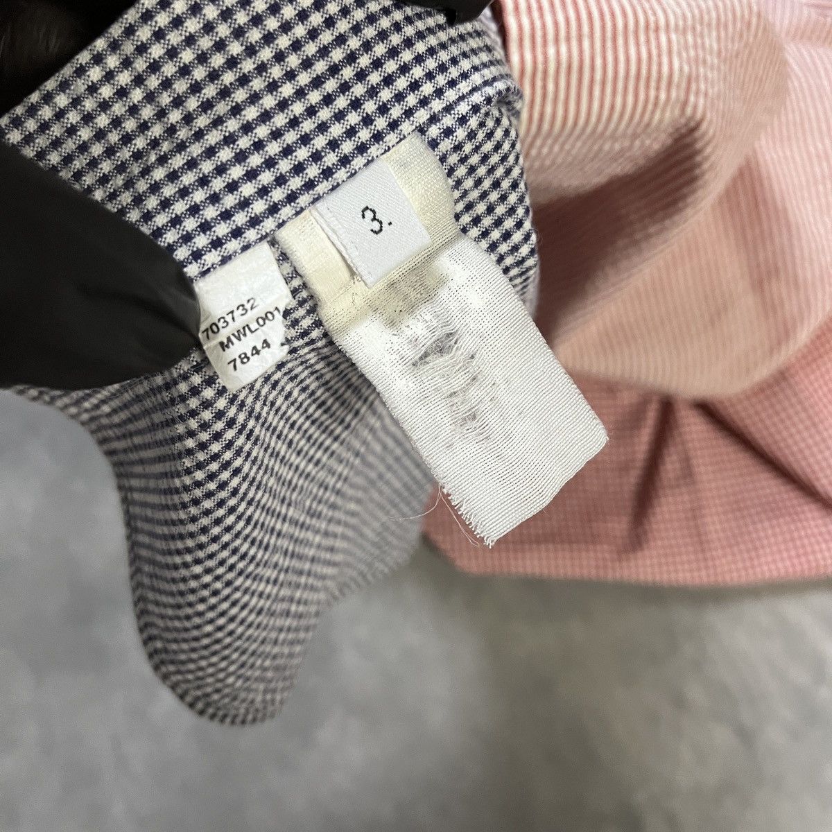 Thom Browne Thom Browne Multi Color Button Down Casual Long Shirt Size US L / EU 52-54 / 3 - 7 Thumbnail
