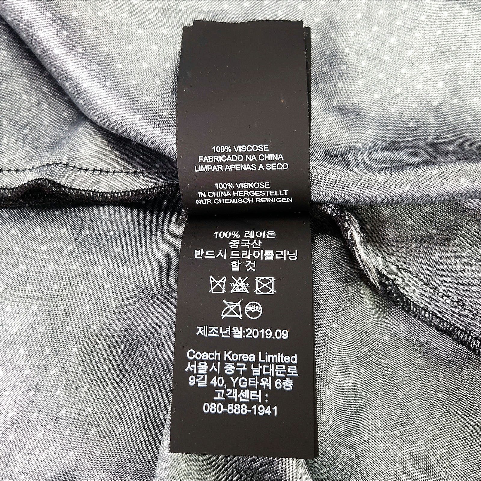Coach Coach 1941 Ruffle Bib Dress Micro Dot Origami Cuffs Black 4 Size S / US 4 / IT 40 - 9 Thumbnail