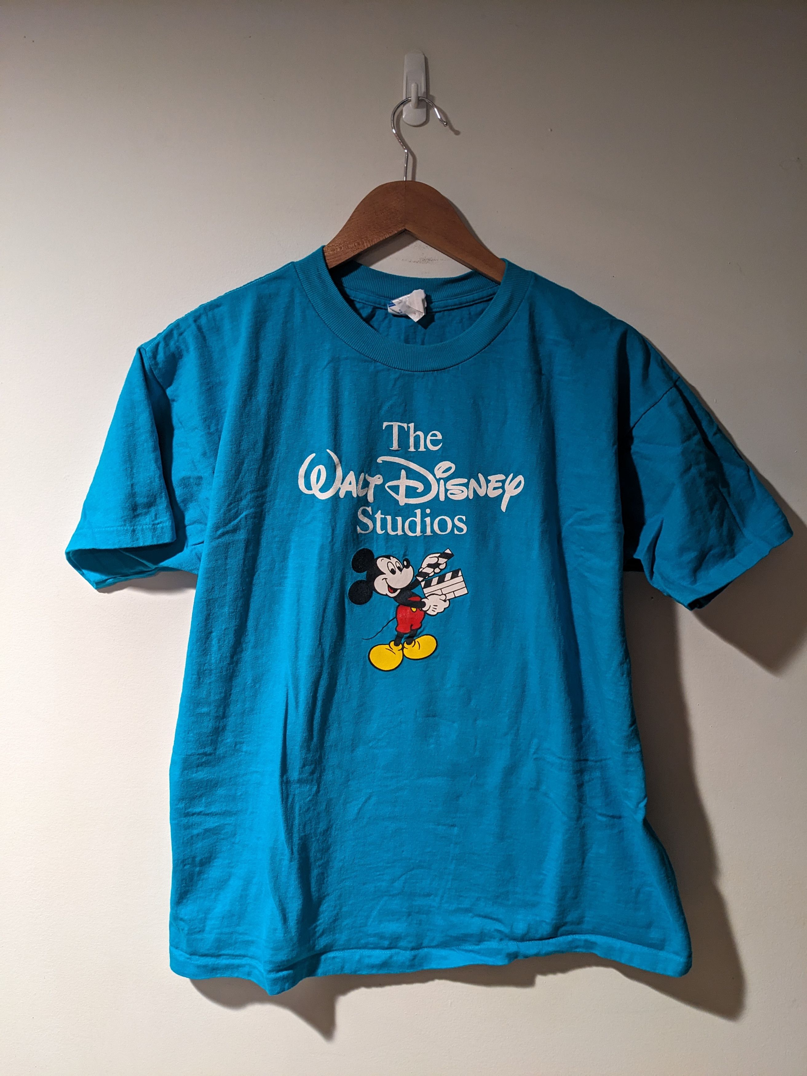 Mickey Mouse × Vintage Vintage 80s The Walt Disney Studios Mickey Mouse T-Shirt Size US XL / EU 56 / 4 - 1 Thumbnail