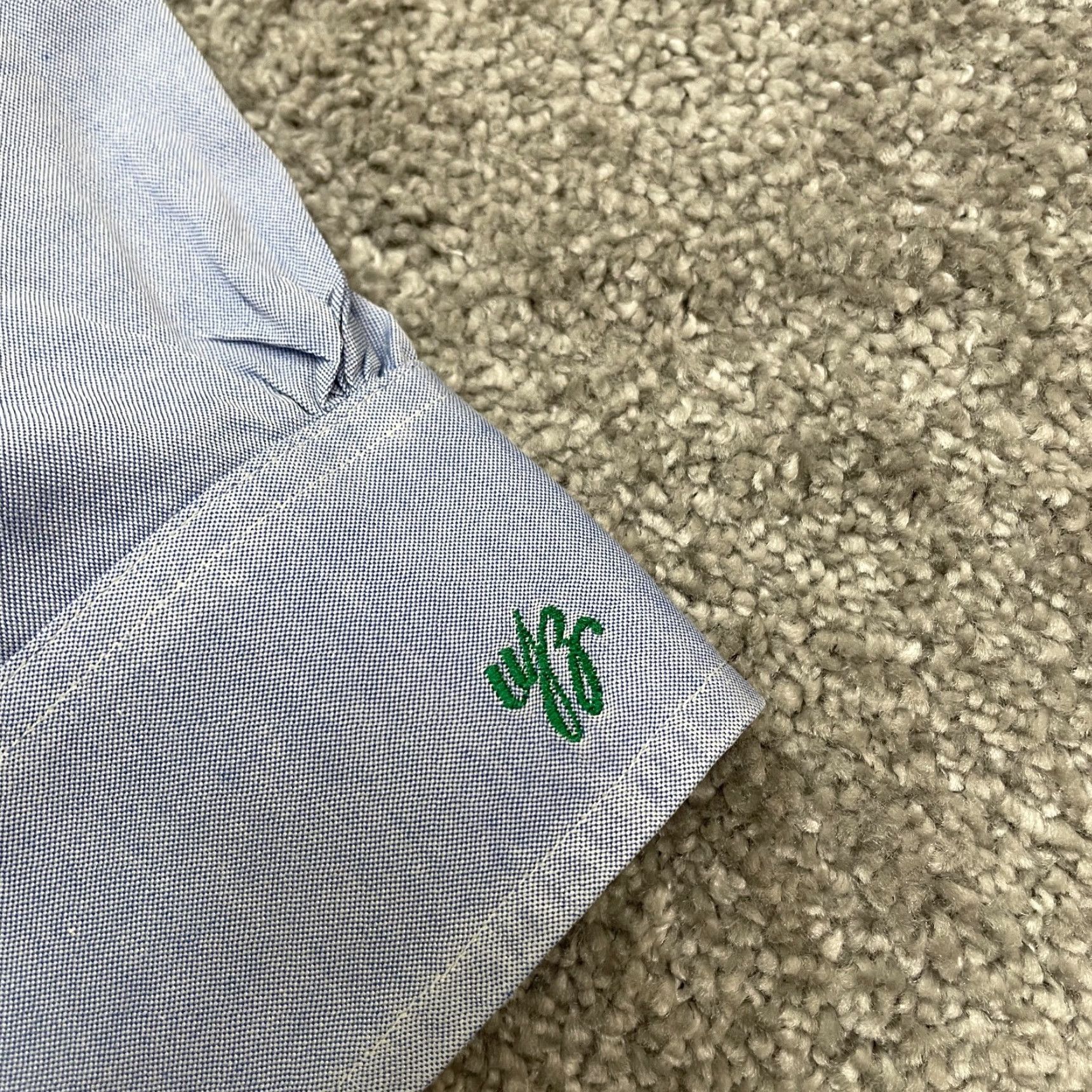 Brooks Brothers Brooks Brothers Dress Shirt Mens 15.5 Blue Long Sleeve Cotton Business Work Shirt Size 42R - 5 Thumbnail