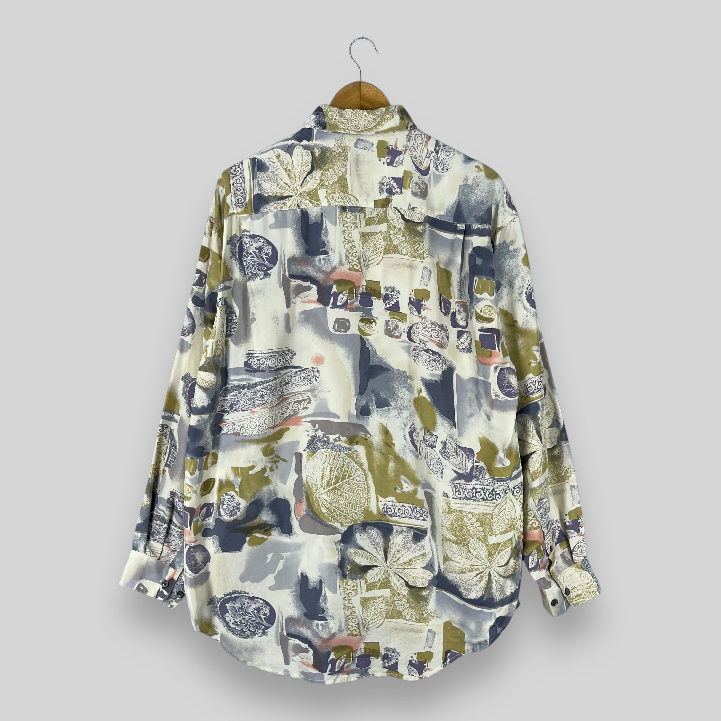 Japanese Brand Vintage ALIAN DELON Pop Art Paint Motive Artwork Shirt Size US L / EU 52-54 / 3 - 9 Thumbnail
