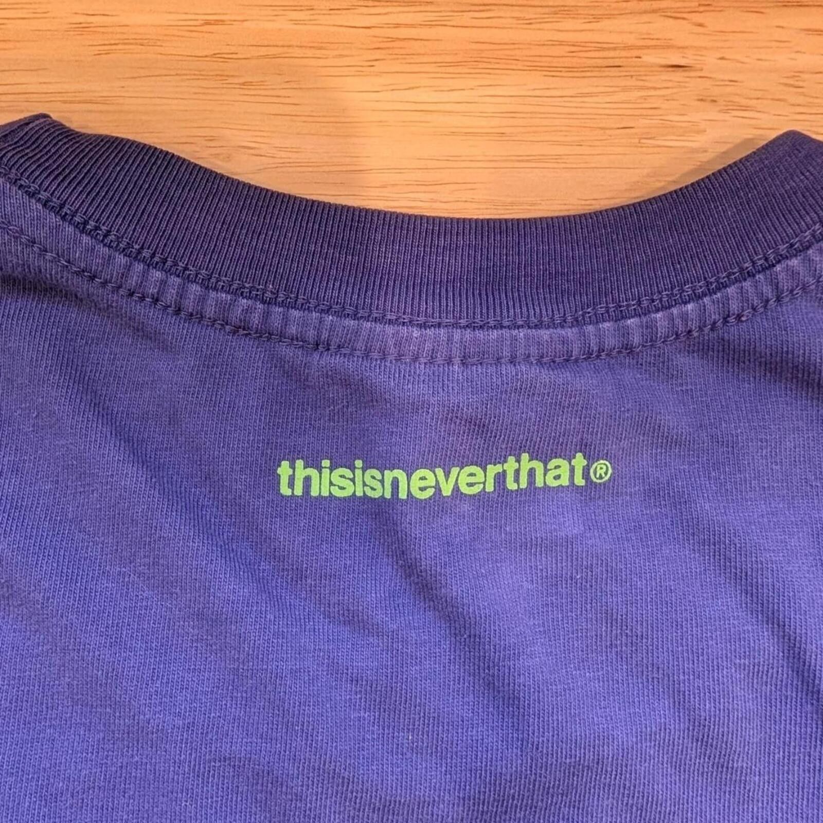 thisisneverthat thisisneverthat Purple Logo Long Sleeve T-Shirt Small Size US S / EU 44-46 / 1 - 4 Thumbnail