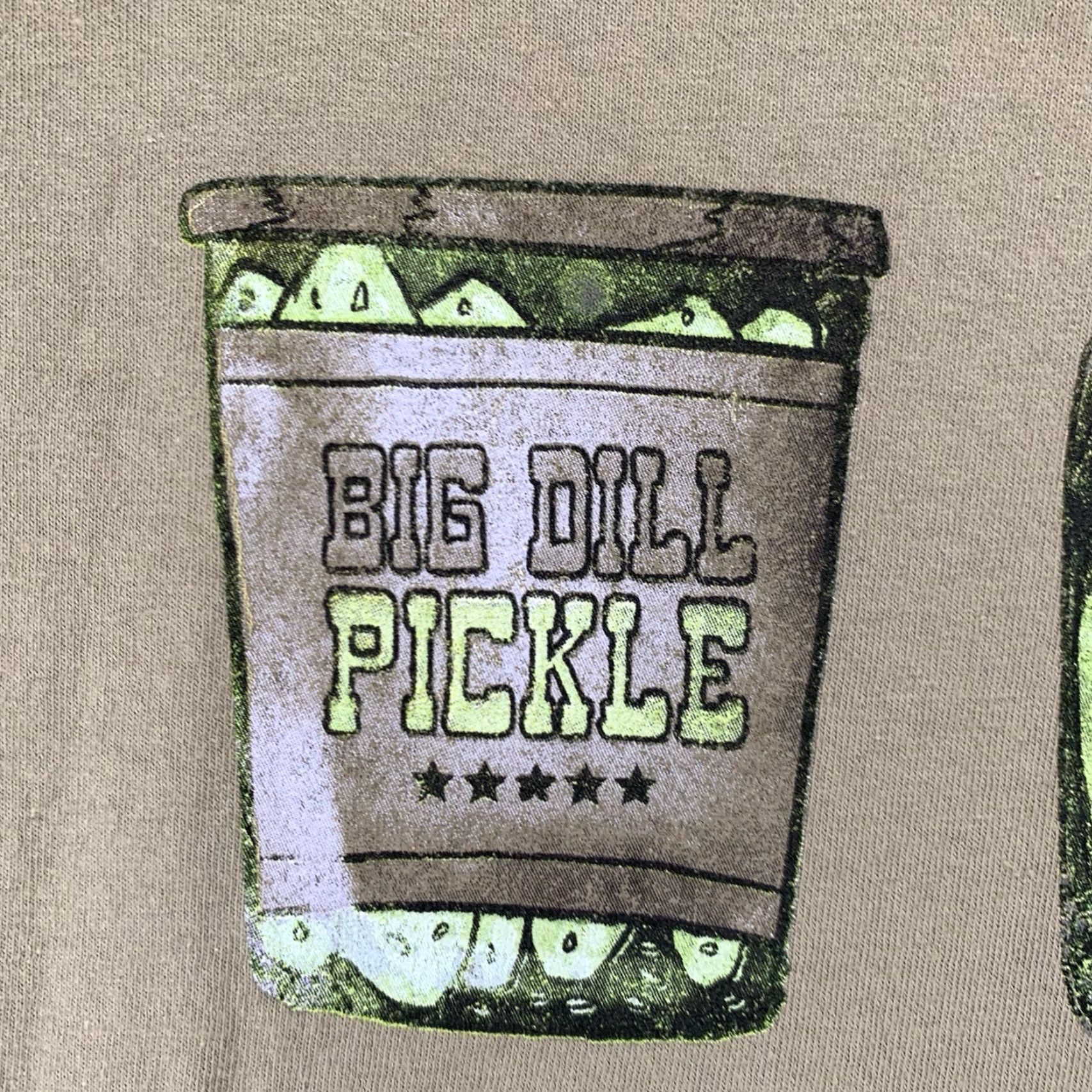 Etro Buzz Retro Canned Pickle T-Shirt Adult Large All Cotton Unisex Summer Spring Funny Nature Retro Graphic Print Size US L / EU 52-54 / 3 - 4 Thumbnail