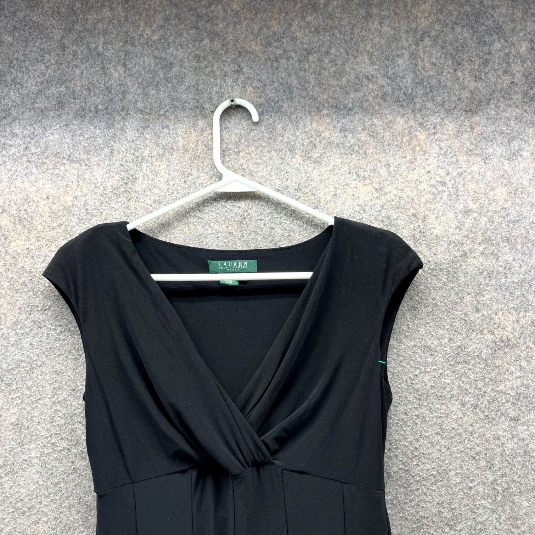 Ralph Lauren VINTAGE? No - Lauren Ralph Lauren Dress Women 4 Ladies Black Sleeveless Polyester A line Size S / US 4 / IT 40 - 5 Thumbnail