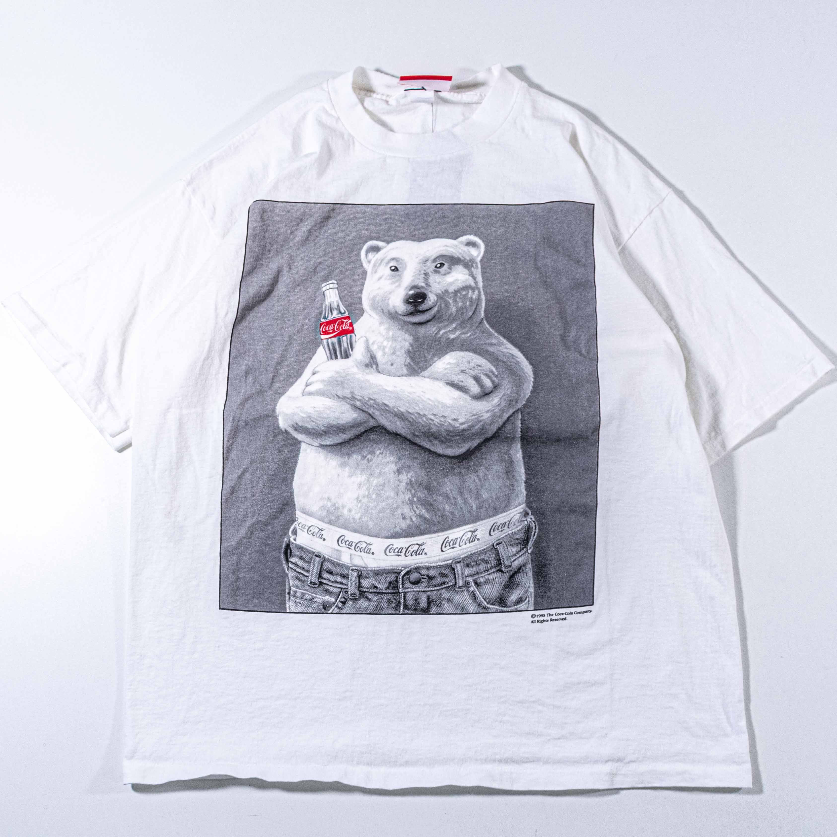 Coca Cola Vintage 90s Coca Cola Calvin Parody T Shirt Polar Bear Coke Size US XL / EU 56 / 4 - 1 Thumbnail