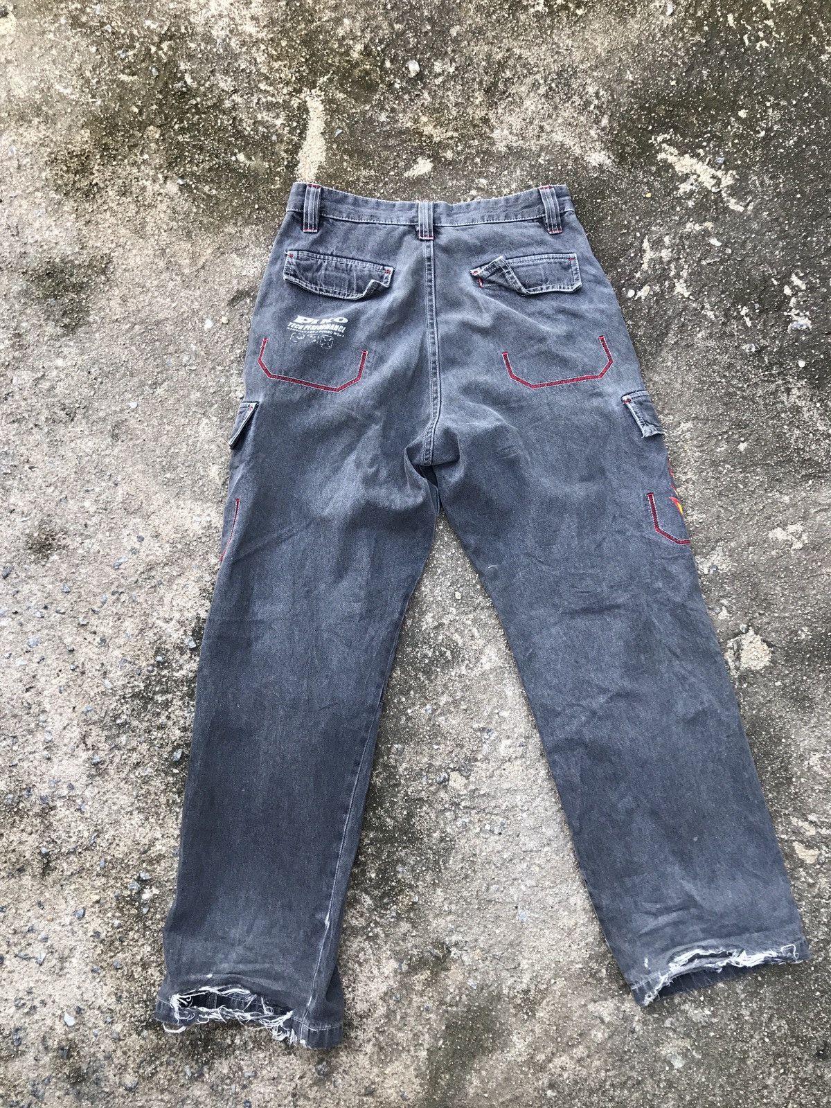 VINTAGE Y2K FLAMEHEAD JNCO PIKO BAGGY JEANS