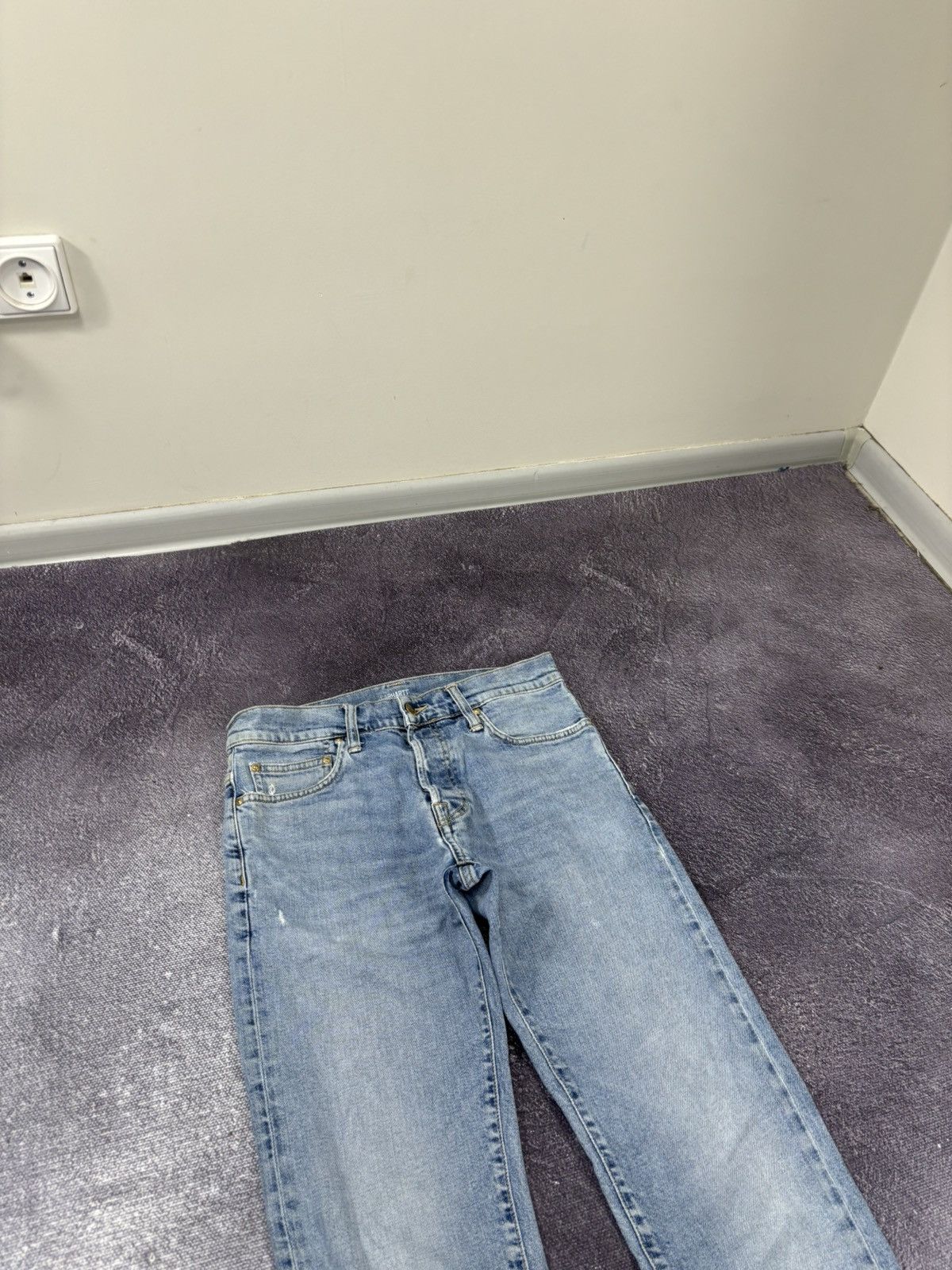 Carhartt Vintage Carhartt Light Blue Denim Work Hype Klondike Jeans Size US 29 - 10 Thumbnail