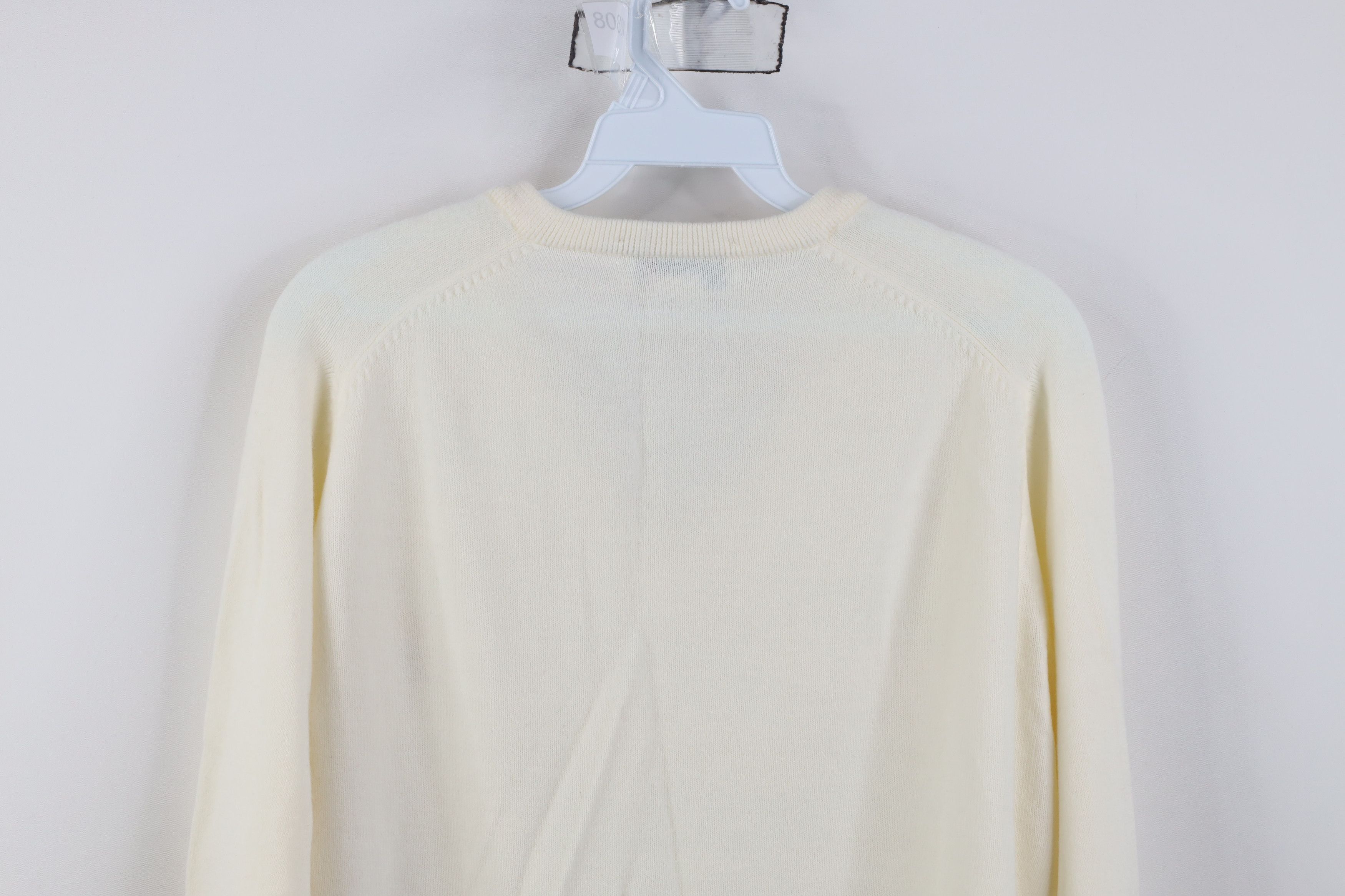 Vintage Vintage 90s Augusta National Golf Shop Knit Sweater Cream Size US L / EU 52-54 / 3 - 9 Thumbnail