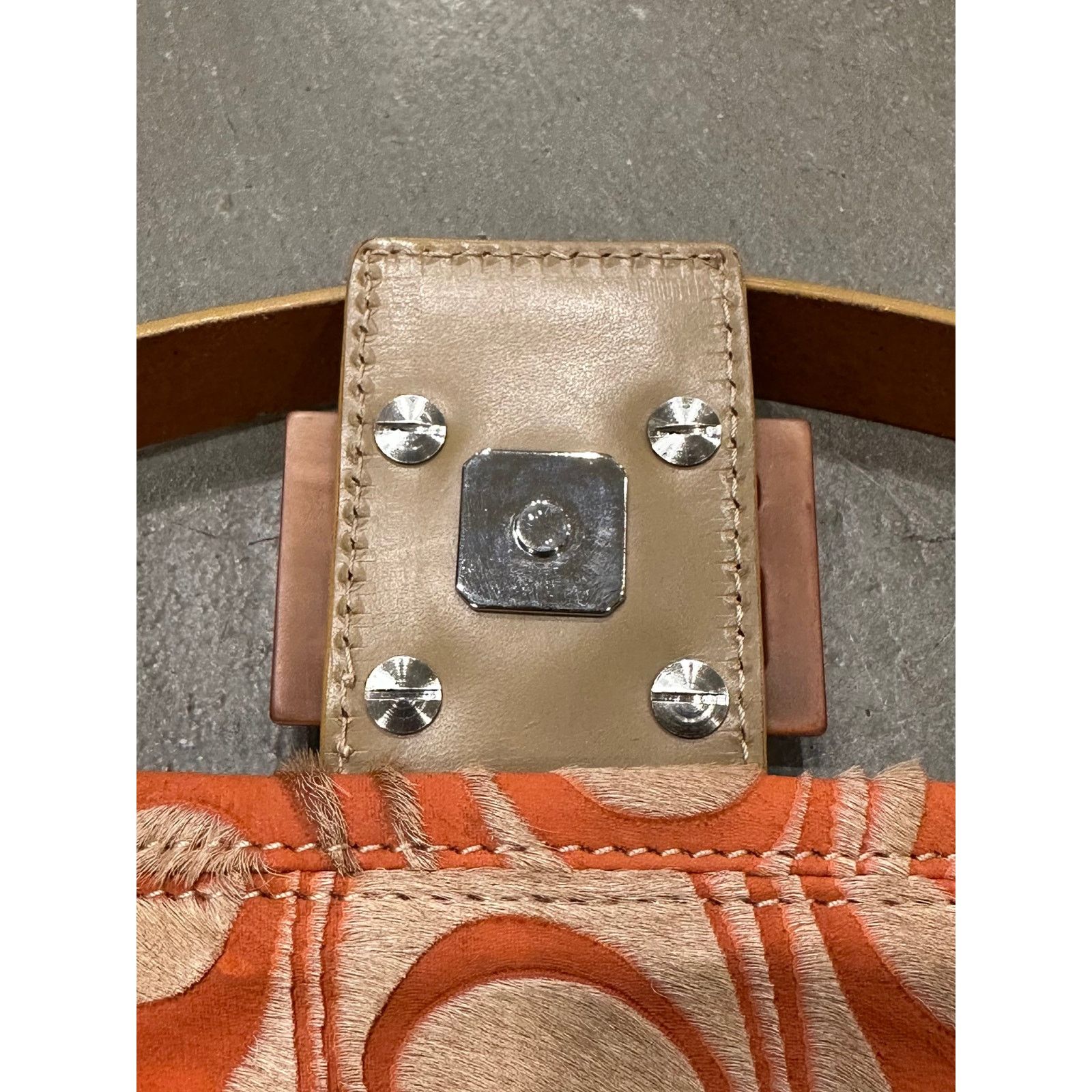 Fendi S/S2001 Fendi asymmetrical pony hair Baguette bag Size ONE SIZE - 10 Thumbnail