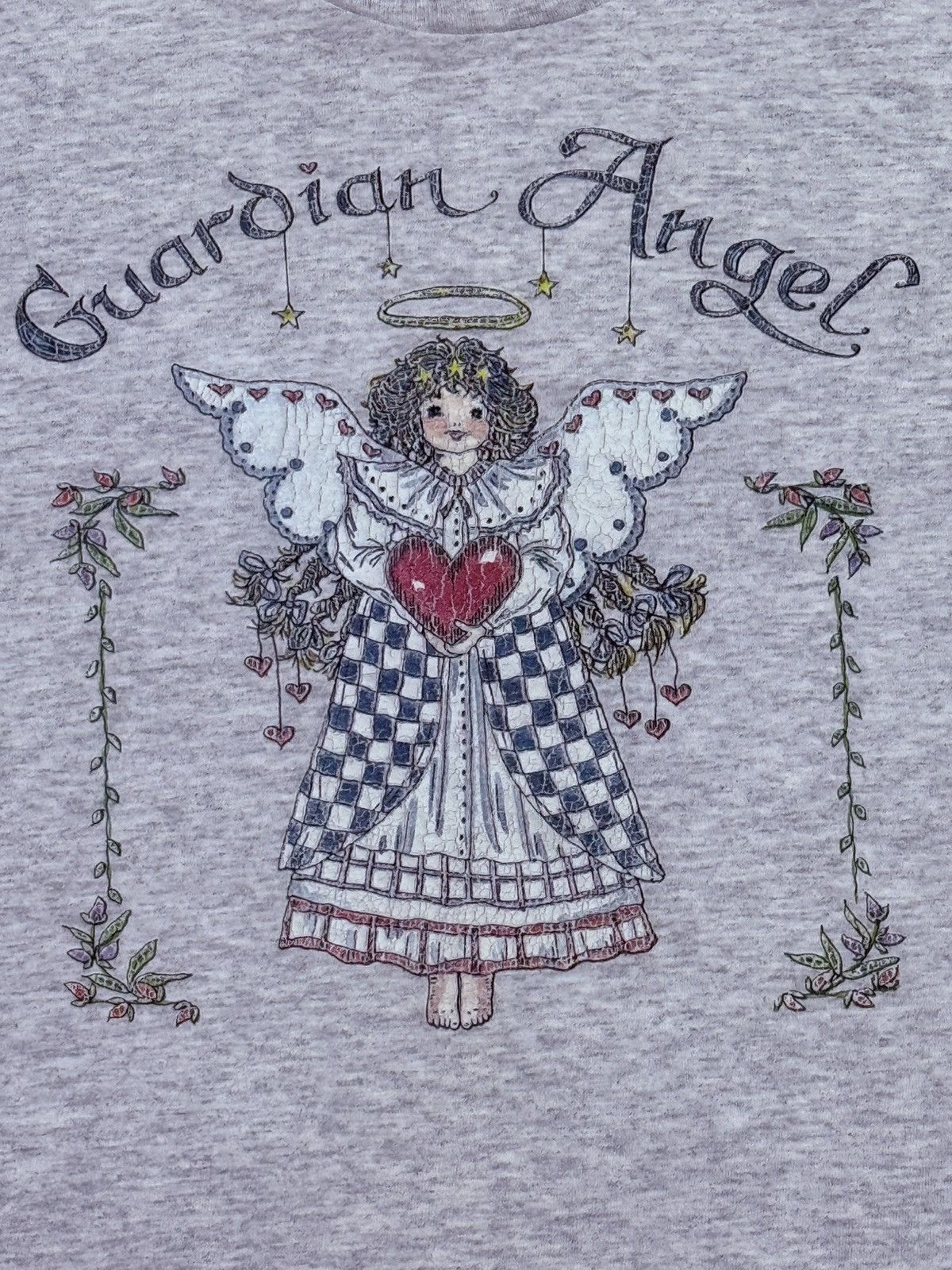 Vintage Vintage 90s Guardian Angel Single Stitch Tee Size US M / EU 48-50 / 2 - 2 Thumbnail