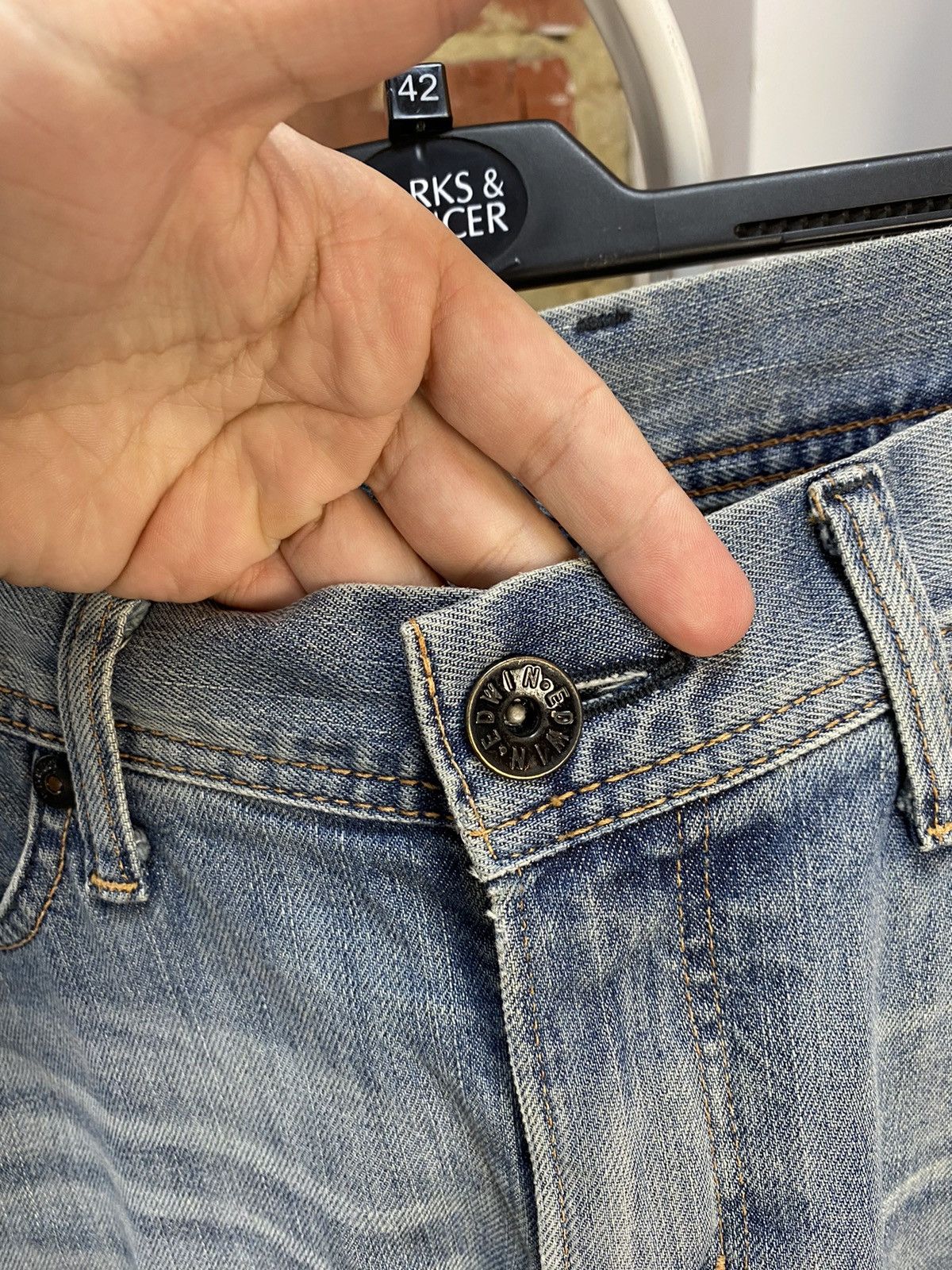 Edwin Edwin SK505S Customized Selvedge Blue Jeans Size US 32 / EU 48 - 9 Thumbnail