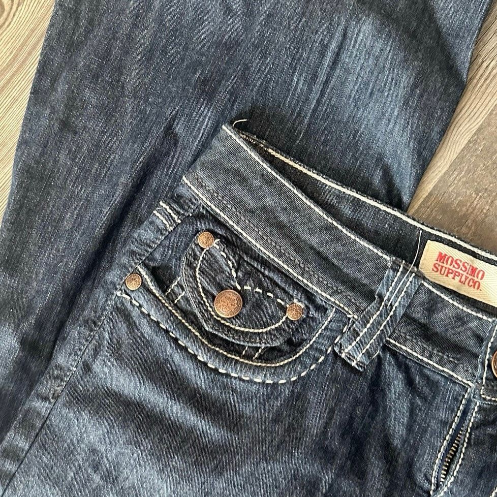 Other mossimo supply co bootcut low rise, dark blue jeans Size 28" / US 6 / IT 42 - 2 Thumbnail