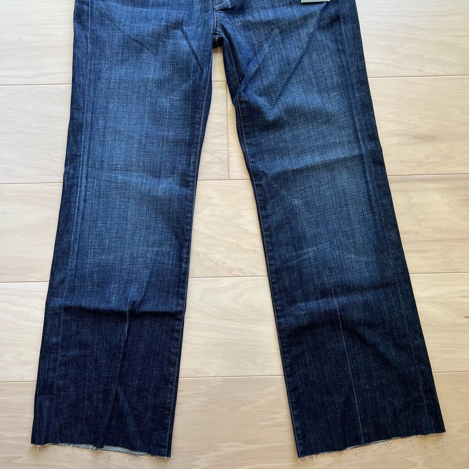 7 For All Mankind 7 Seven for all Mankind Dojo Jeans Women's 34 Blue Dark Wash Size 34" / US 12 / IT 48 - 4 Thumbnail