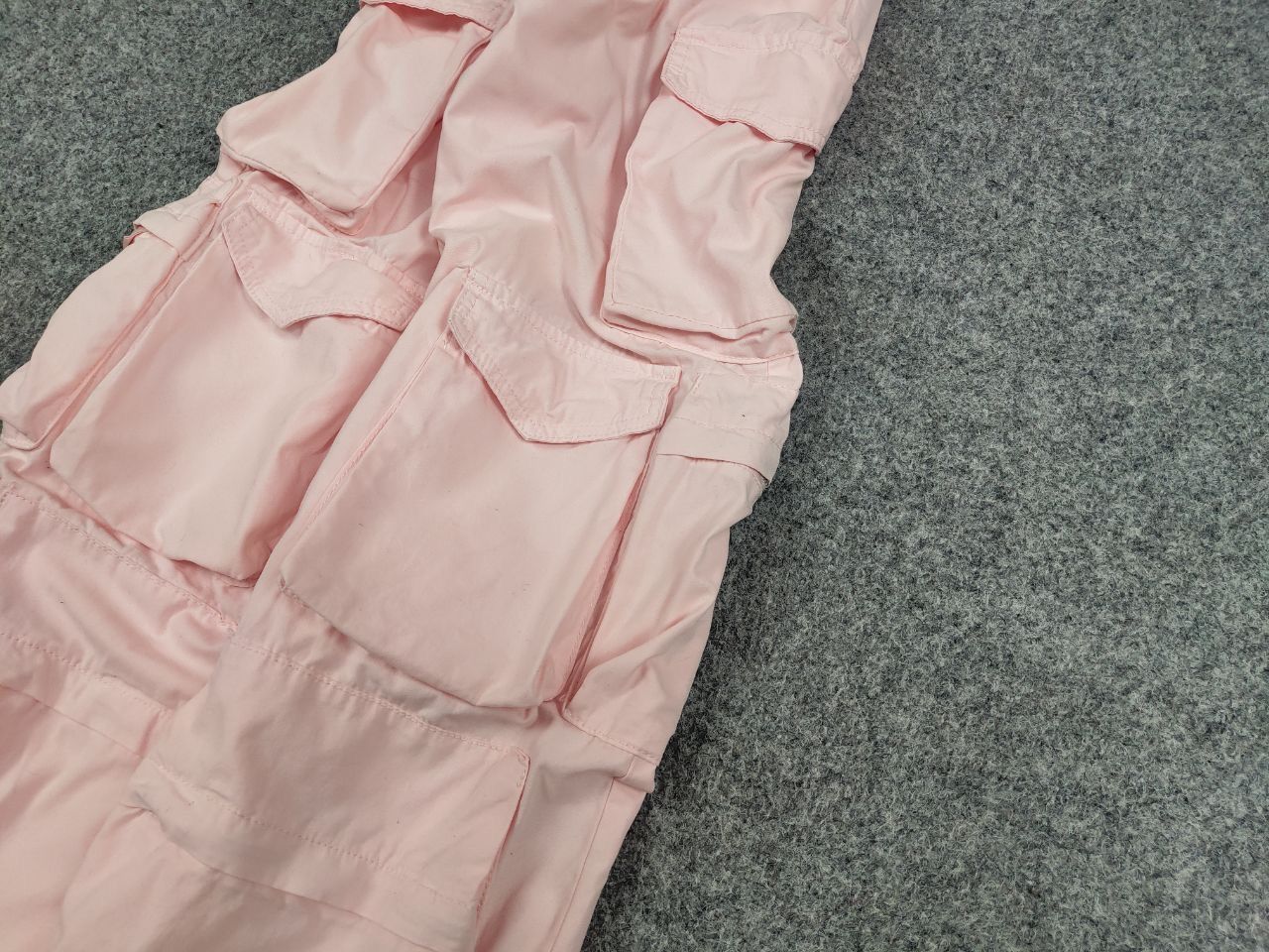 Hysteric Glamour Vintage If Six Was Nine Style Y2K Pink Parachute Cargo Pants Size 30" / US 8 / IT 44 - 6 Thumbnail