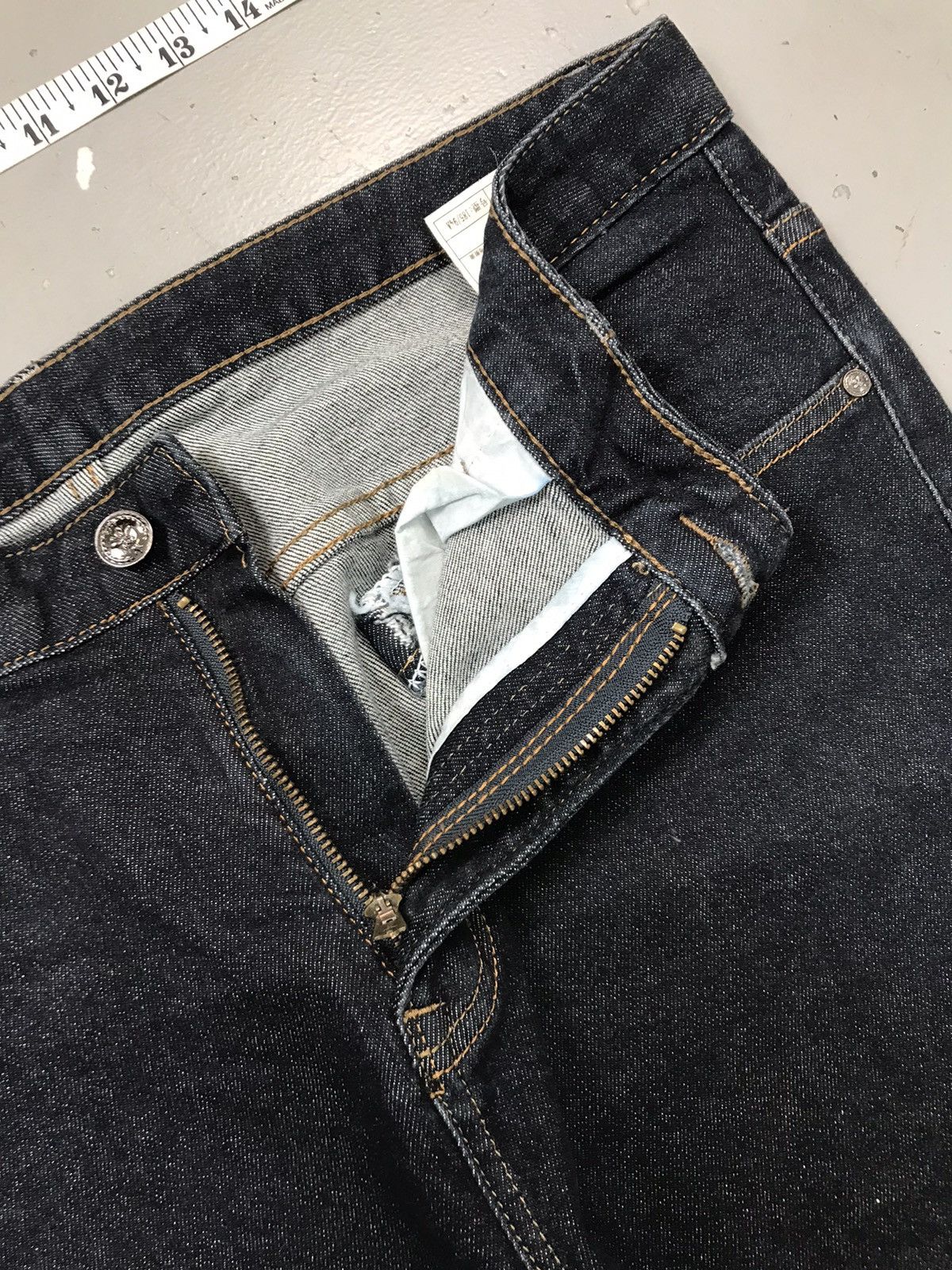 Japanese Brand × Vintage Vintage Japanese denim crazy skull embroidered denim Size US 38 / EU 54 - 8 Thumbnail