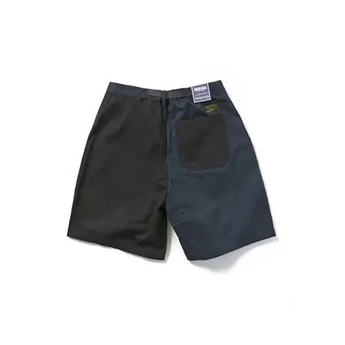 VIBE 20SS Indigo Union Japan Navy Patchwork Worker Shorts Size US 34 / EU 50 - 2 Thumbnail
