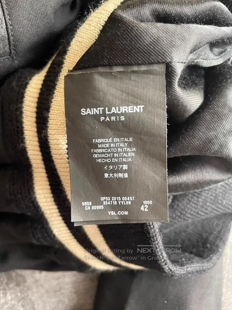 Saint Laurent Paris Saint Laurent Paris Black Samurai Mixed Sheepskin Wool Bas Size US XS / EU 42 / 0 - 6 Thumbnail