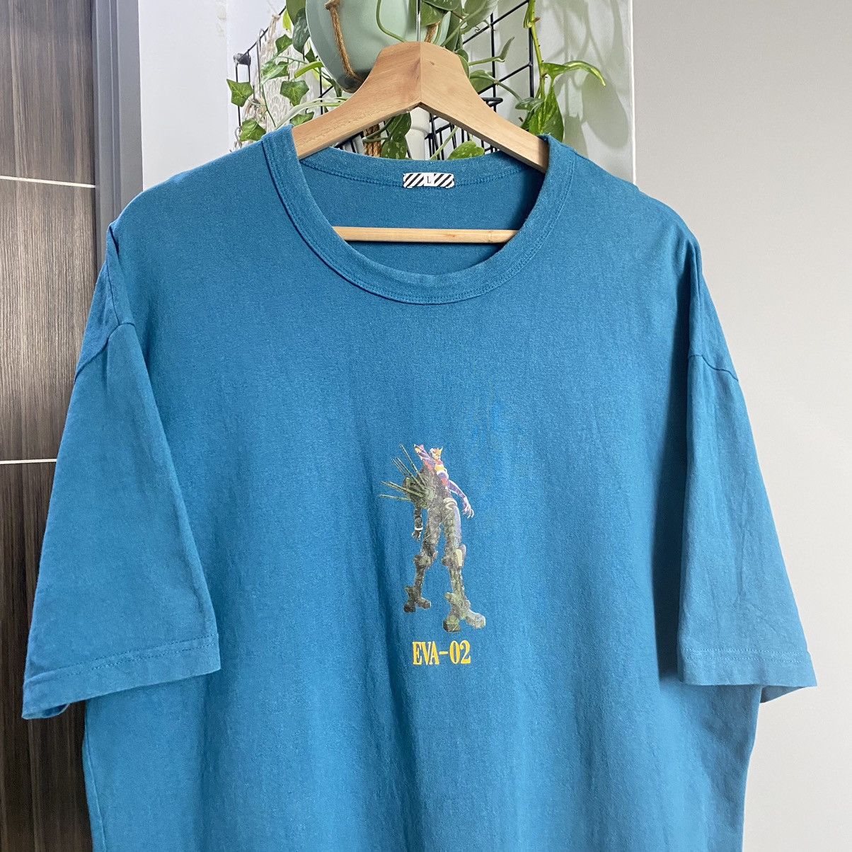 Anime Faded Eva-02 Neon Genesis Anime ERD GRUNGE GU TEE Size US L / EU 52-54 / 3 - 2 Thumbnail