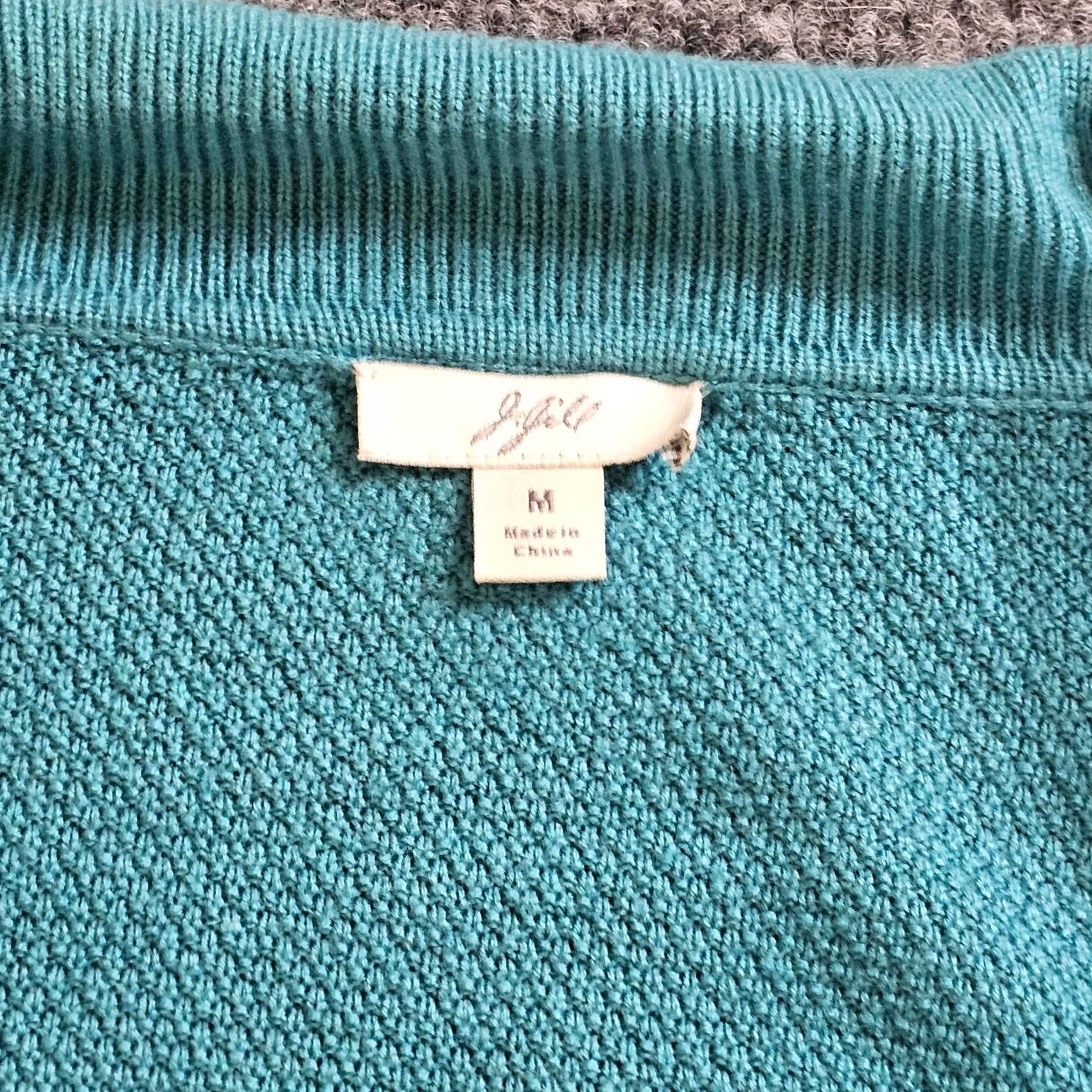 J. Jill VINTAGE J. Jill Cardigan Sweater Women M Green Wool Blend Long Sleeve Casual Size M / US 6-8 / IT 42-44 - 3 Thumbnail