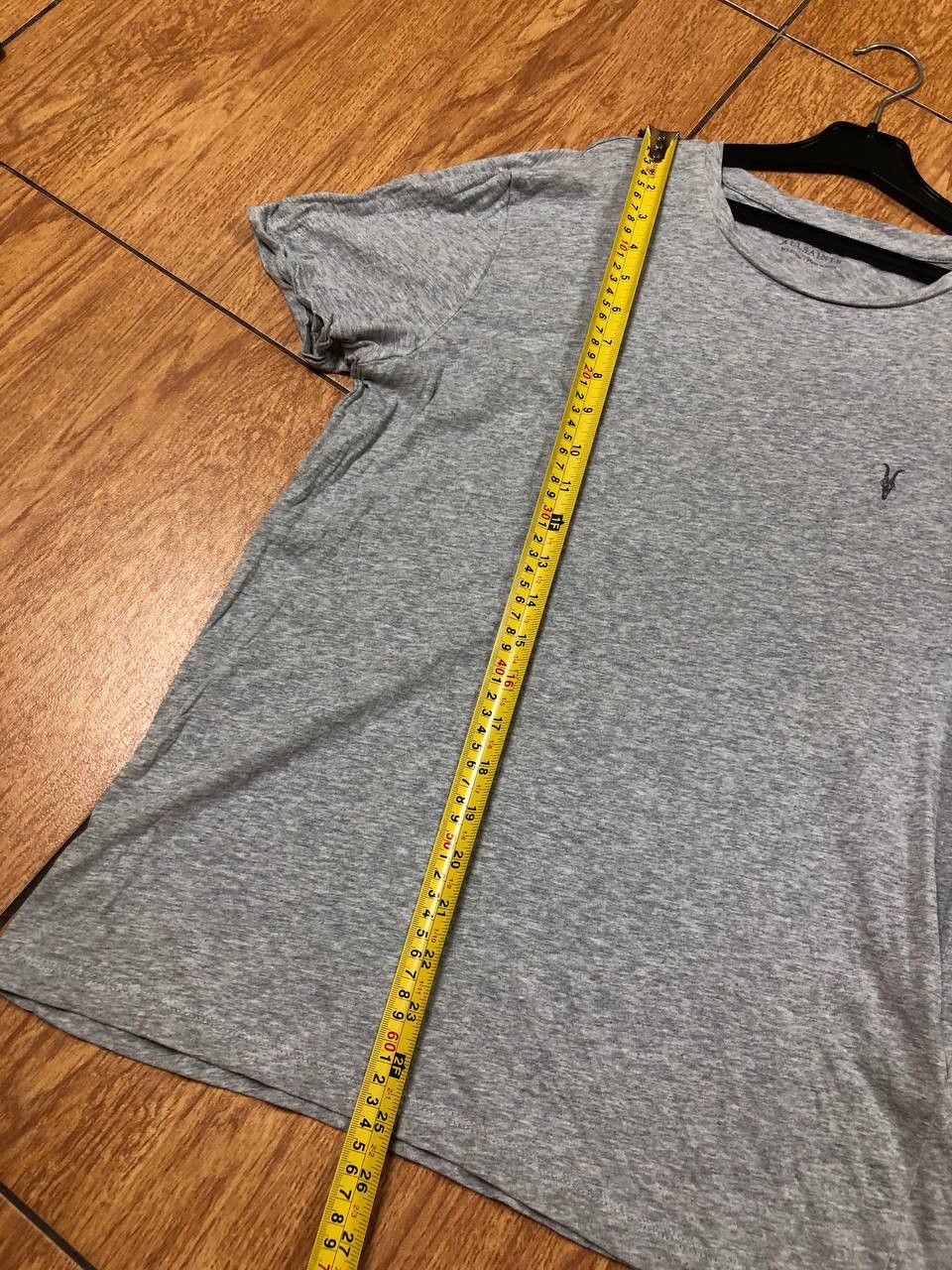 Allsaints Vintage Allsaints Gray Y2K Logo Short Sleeve T-Shirt Size M Size US M / EU 48-50 / 2 - 9 Thumbnail
