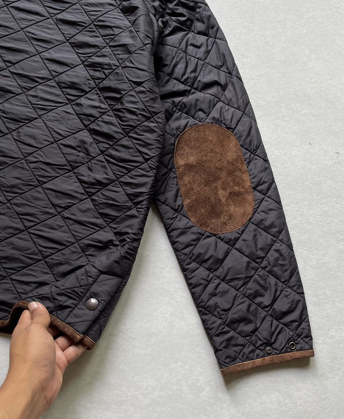Polo Ralph Lauren 🔥Vintage Polo Ralph Lauren Men's Trim Leather Quilted Jacket Size US L / EU 52-54 / 3 - 8 Thumbnail