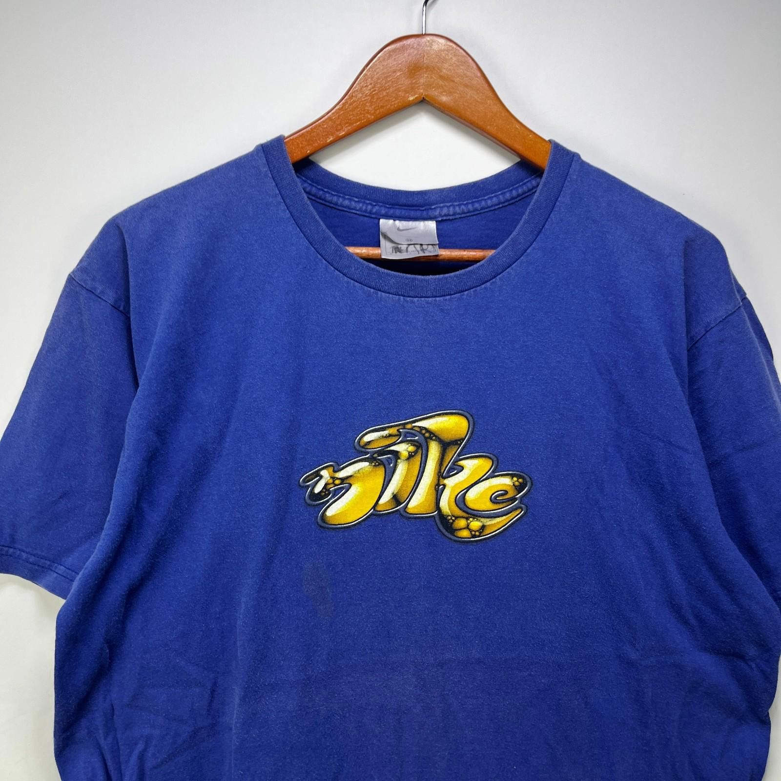 Nike Vintage Nike Bubble Letter Spellout Y2K T Shirt Medium Size US M / EU 48-50 / 2 - 2 Thumbnail