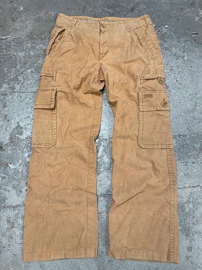 Moschino × Vintage 2000s Moschino Beige Cargo Pants Size US 32 / EU 48 - 4 Thumbnail
