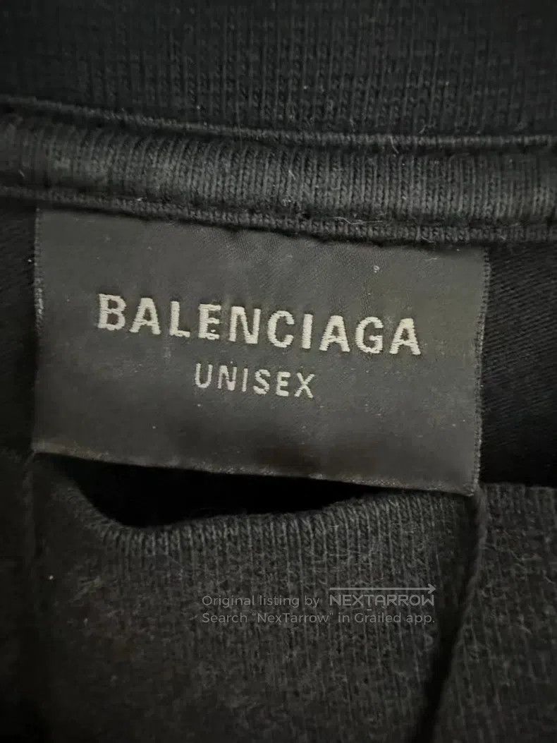 Balenciaga Balenciaga Scissors distressed design short-sleeve, size L Size US L / EU 52-54 / 3 - 3 Thumbnail