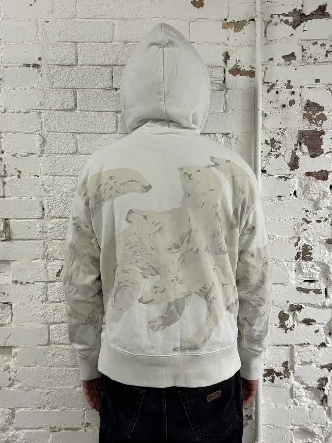 Kenzo FW2013 Kenzo Cream Cotton Polar Bear Hoodie Size US M / EU 48-50 / 2 - 3 Thumbnail