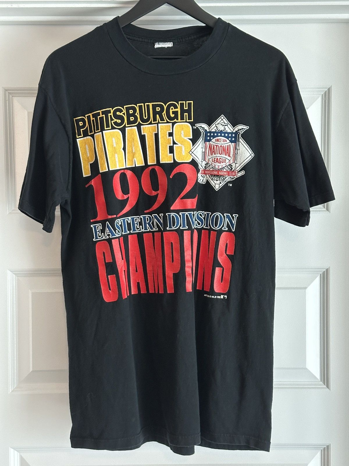 MLB Vintage MLB Pittsburgh Pirates 1992 Division Champs T Shirt Size US L / EU 52-54 / 3 - 1 Thumbnail