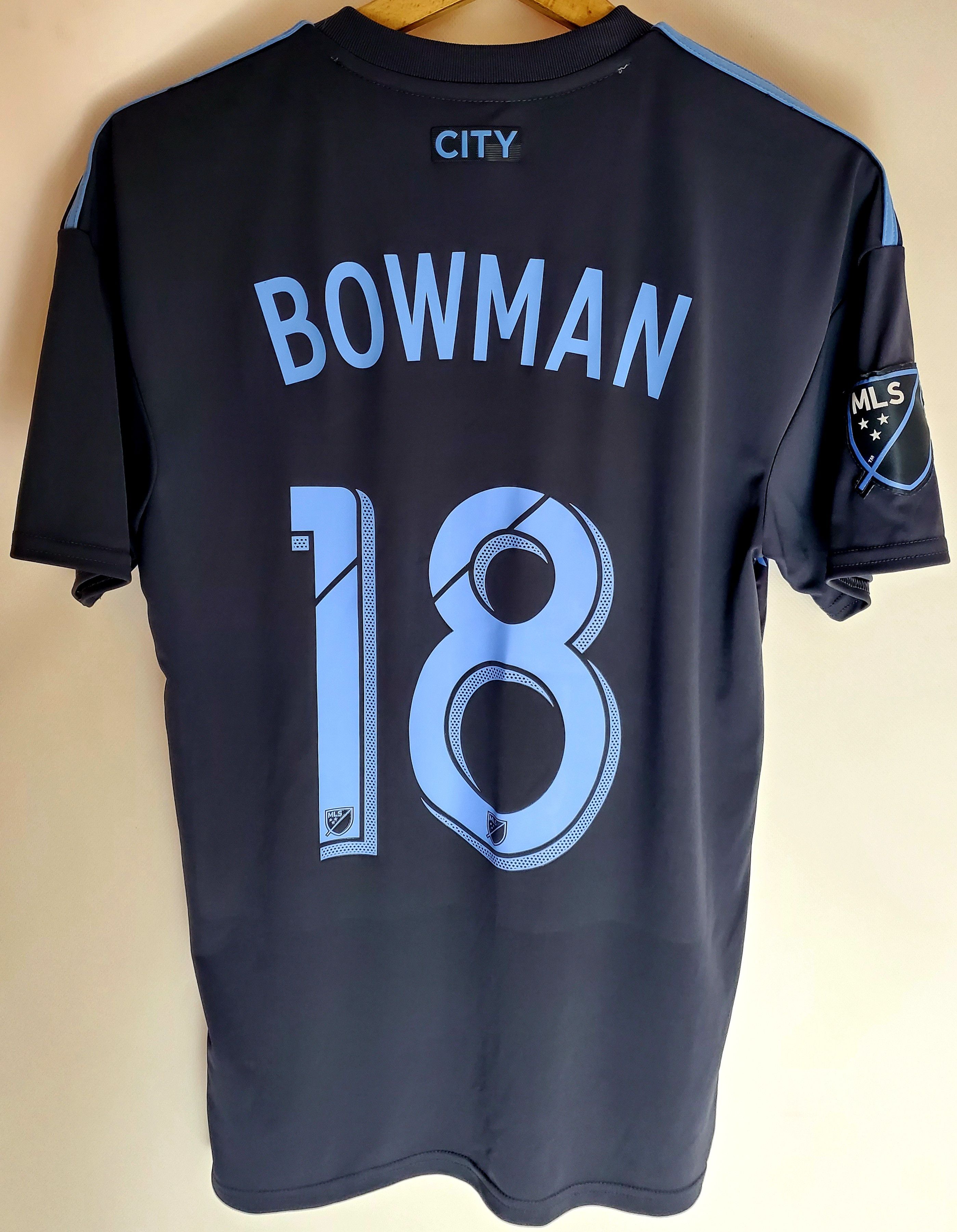 Adidas NEW YORK CITY FC AWAY JERSEY MLS #18 Bowman size S Size US S / EU 44-46 / 1 - 2 Thumbnail