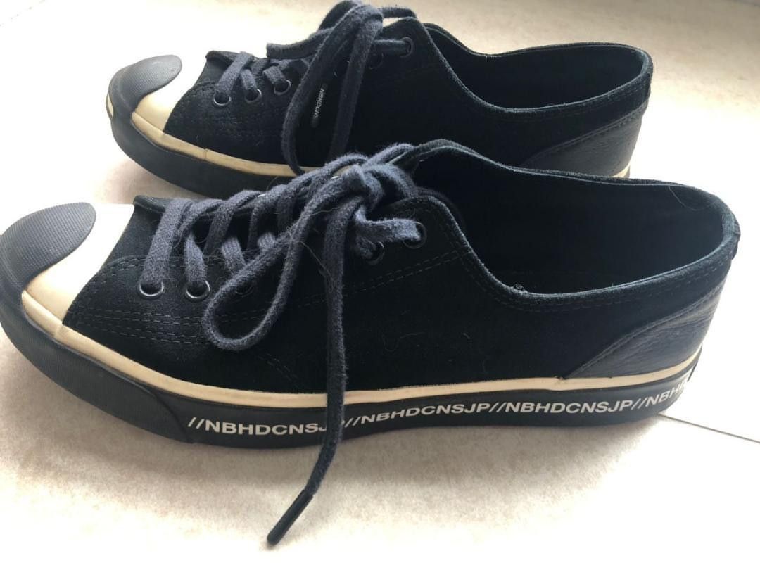 Converse × Neighborhood JACK PURCELL LOW BLACK CONVERSE X NEIGHBORHOOD Size US 9 / EU 42 - 1 Thumbnail
