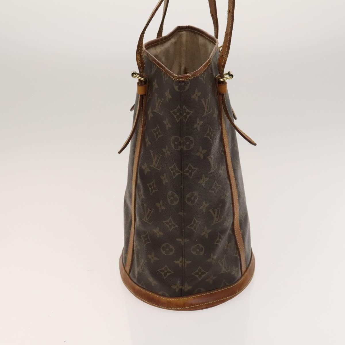 Louis Vuitton LOUIS VUITTON Monogram Bucket GM Shoulder Bag M42236 Size ONE SIZE - 4 Thumbnail