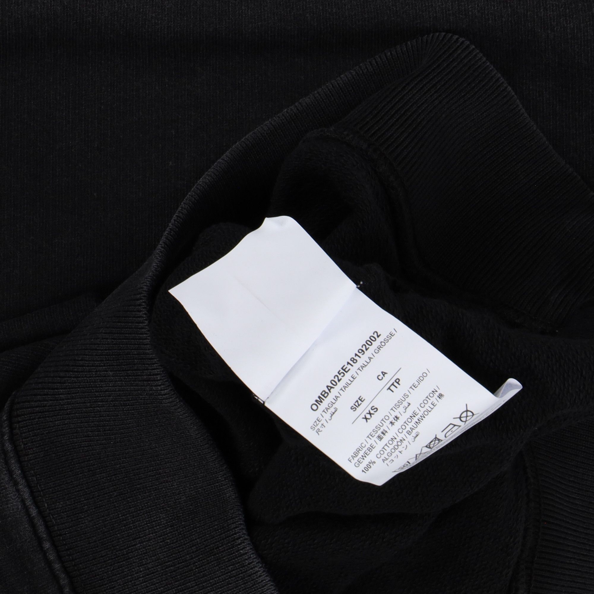 Off-White Washed Black 3D Line Diag Arrows Logo Sweatshirt Size US XXS / EU 40 - 5 Thumbnail