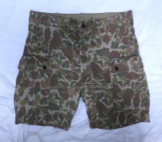 RRL Ralph Lauren RRL Duck Hunter Camo Cargo Shorts. Size US 36 / EU 52 - 1 Thumbnail