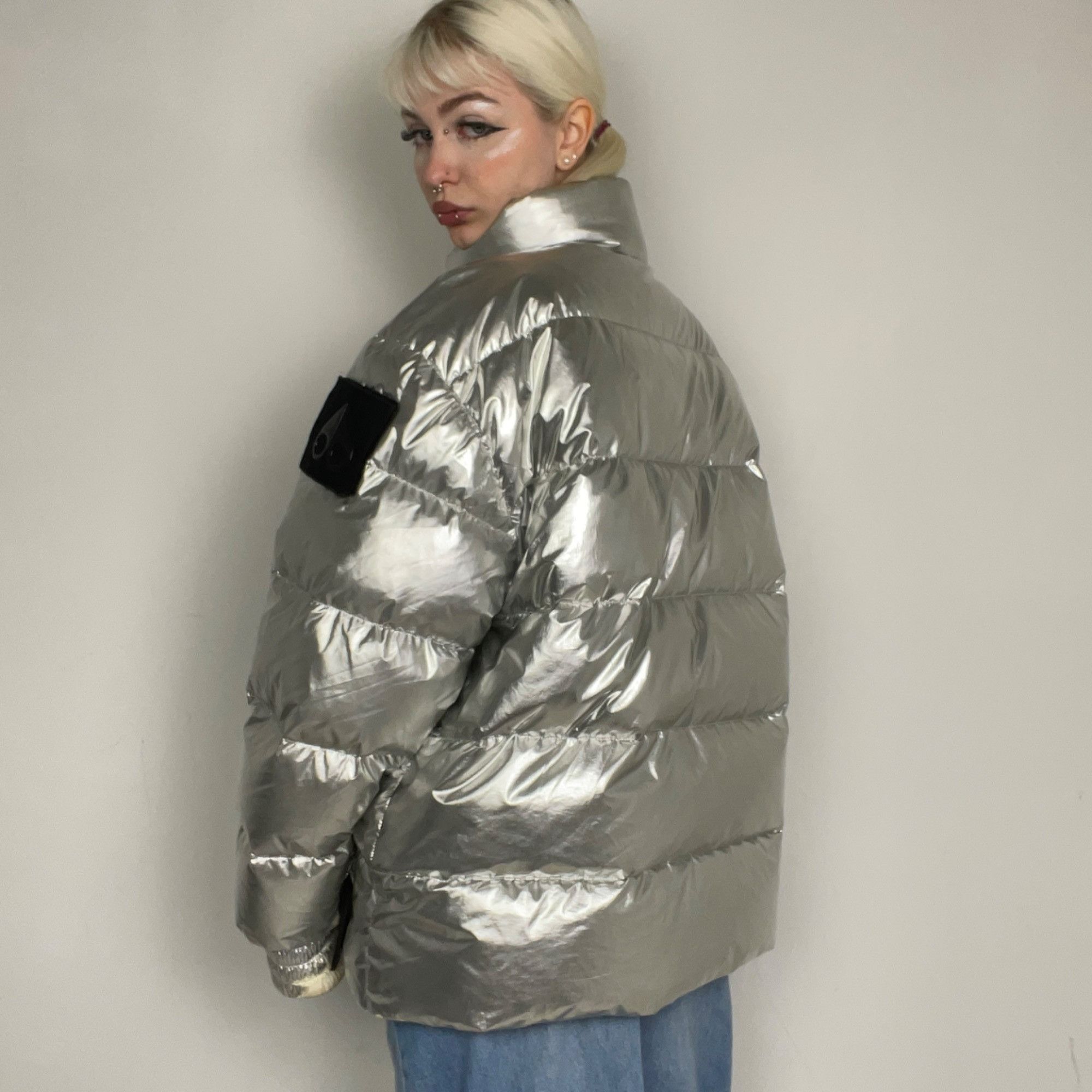 Moose Knuckles Rare Moose Knuckles Metallic Puffer Jacket Size US L / EU 52-54 / 3 - 4 Thumbnail