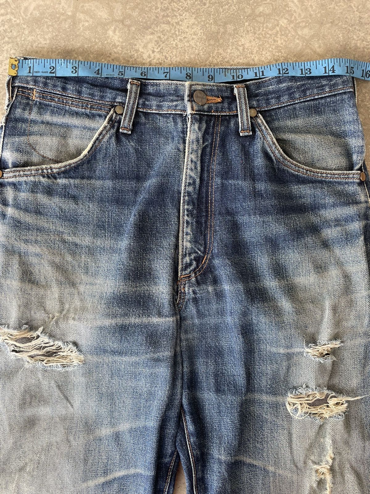Japanese Brand Japanese Brand Selvedge Distressed Jeans Size US 30 / EU 46 - 10 Thumbnail